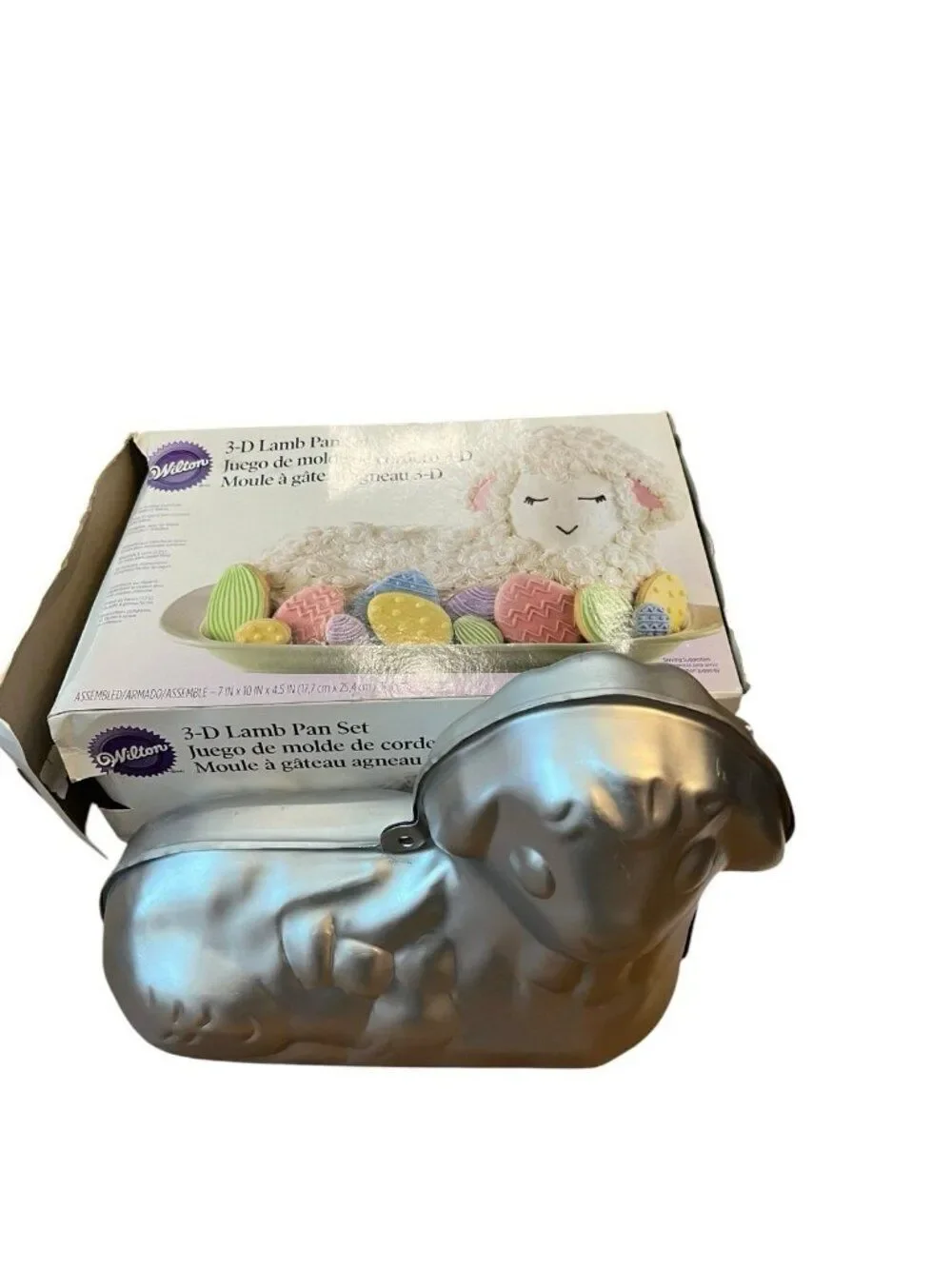 Wilton 3D Lamb Cake Pan Baking Mold Spring Lamb Sheep Easter Cake Decor Birthday